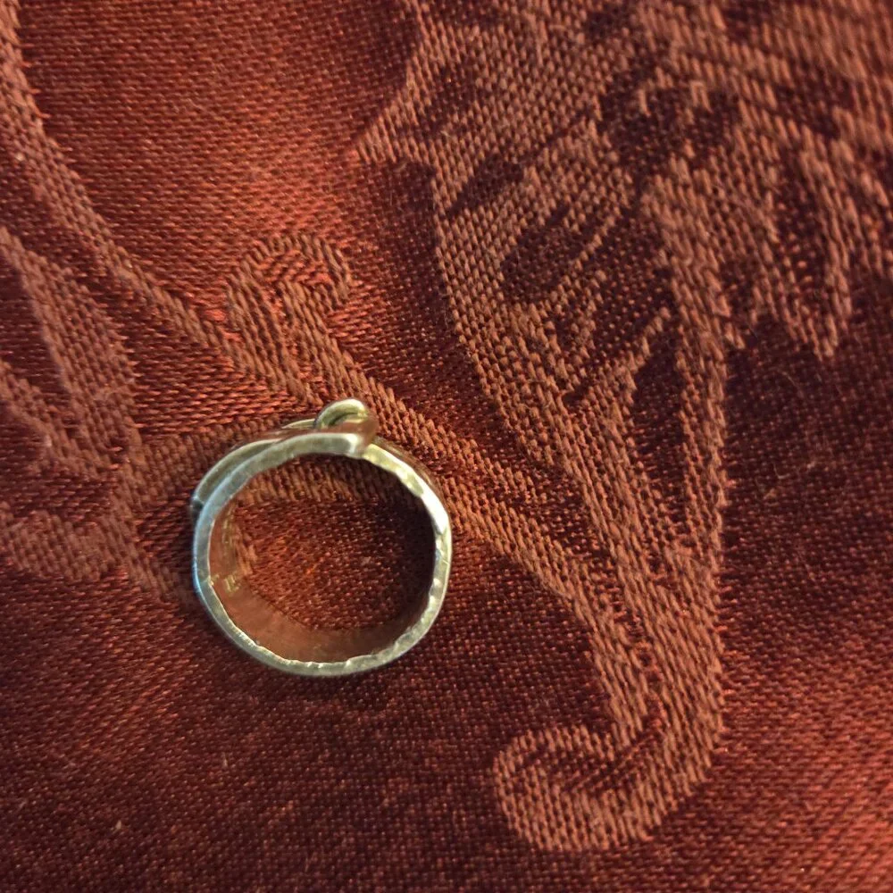 Vintage 925 Sterling Silver TA-7 Mexico Belt Buckle Ring - Picture 6 of 6